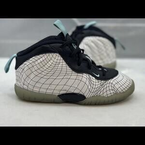 Nike Little Posite One TD 'Warped‎ Grid' Toddler Sz 8C CW1595-005